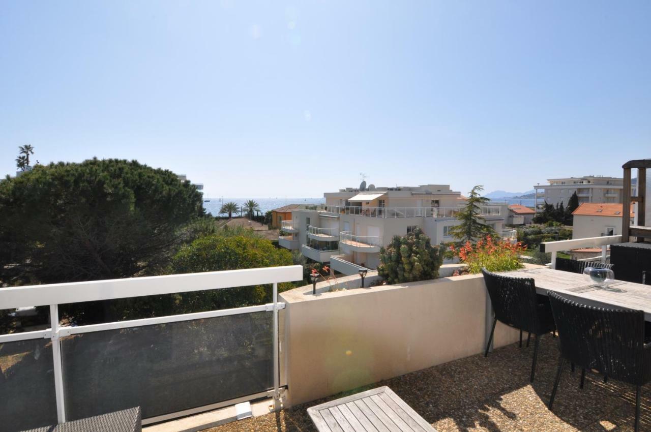 Gorgeous One-Bedroom Apartment With Terrace And Sea View -Stayinantibes- Bijou Plage Esterno foto